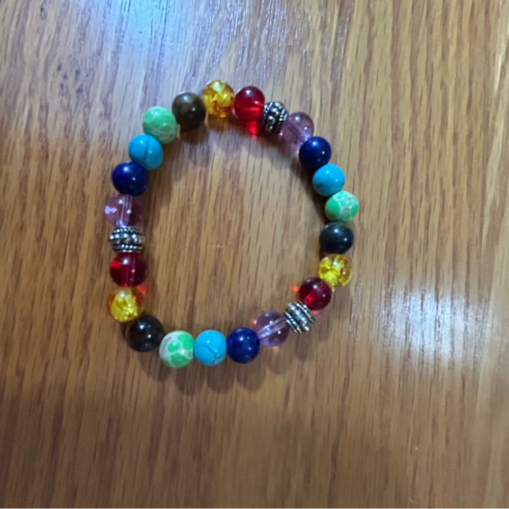 Chakra Beaded Bracelet Set